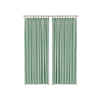 苏宁极物 仿丝质感柔滑基础素色平面窗窗帘 装饰+半遮光 薄荷绿色 1.75m宽×2.6m高（片）