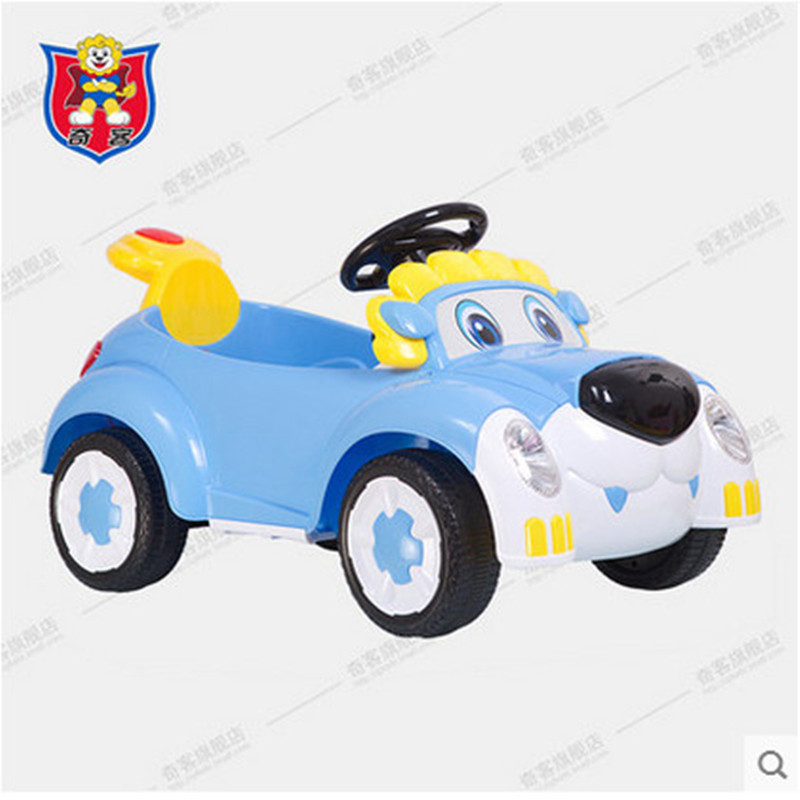 奇客童车qk-802儿童电动车2-6岁电动汽车男孩女孩宝宝电动四轮车玩具车可坐人