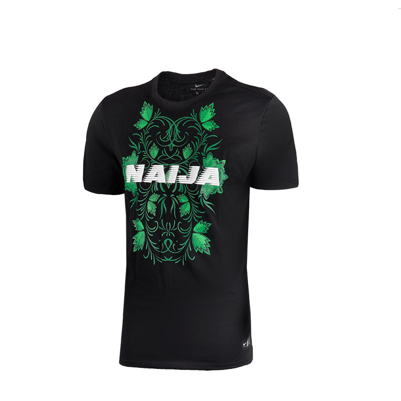 AH1036-010 耐克（Nike）2018尼日利亚国家队短袖T恤