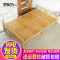 悦含新款楠竹折叠床单人床1米双人床1.5米家用午休床临时床简易床 80宽原色窄片床板