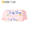 优乐琪(Youleqi) 湿巾 婴儿湿纸巾（新粉）80片*1包 单包装宝宝湿纸巾