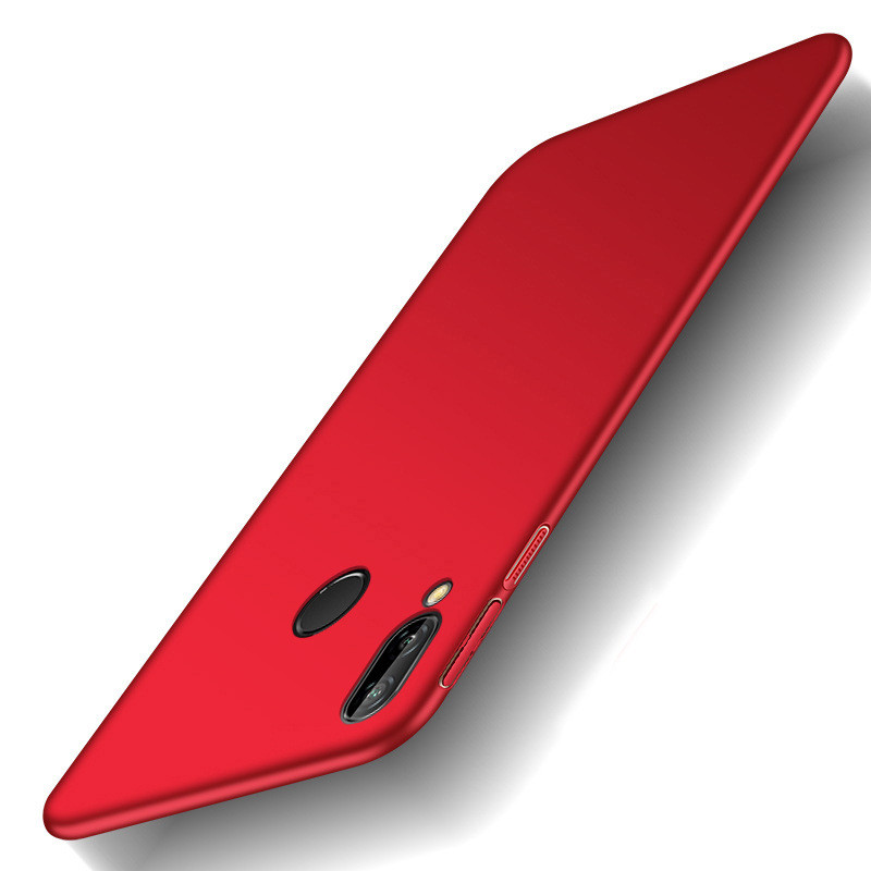 VIPin 华为nova 3手机壳(送钢化膜）保护套 华为nova3 超薄微磨砂硬壳 手机套 nova3磨砂壳红色