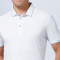 柒牌男士短袖T恤夏季男装青年休闲翻领纯色短T恤修身版打底衫 170 深蓝