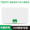 施耐德电气（Schneider Electric）天朗 暗装白色门18位/回路 配电箱强电箱布线箱开关箱