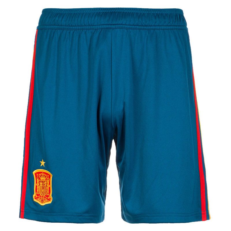 阿迪达斯世界杯西班牙主场足球运动短裤-BR2711 XL 蓝色/BR2711