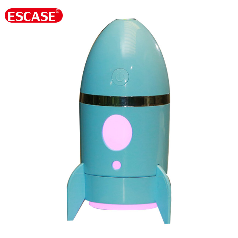 ESCASE 空气加湿器 7彩夜灯 ES-HF-05火箭系列 蓝色