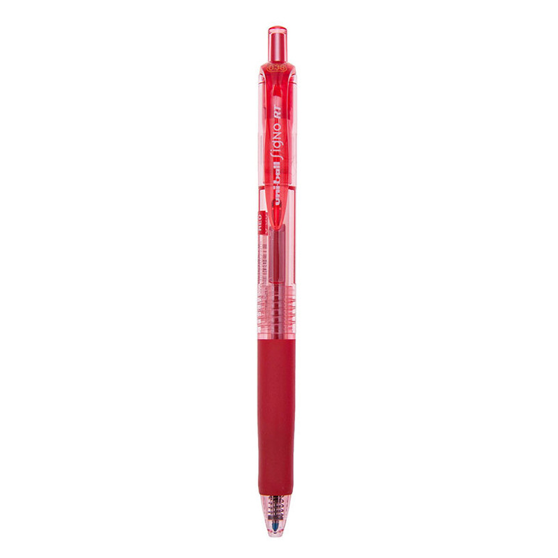 三菱(uni)UMN-138按动中性笔 12支/盒 0.38mm签字笔 财务专用笔 水笔 水性笔 红色12支装