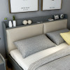 木月北欧床现代简约床主卧家具套装小户型婚床收纳高箱储物双人床 1.5米单床