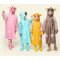 儿童雨衣男童儿童雨衣女童宝宝学生雨衣儿童带书包位加厚雨披_15_0 粉色熊猫雨衣