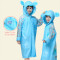 儿童雨衣男童儿童雨衣女童宝宝学生雨衣儿童带书包位加厚雨披_15_0 新款蓝色小狗雨衣