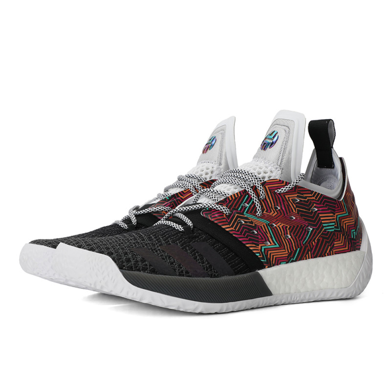 adidas阿迪达斯2018男子Harden Vol. 2哈登篮球鞋AQ0048 白/黑/灰 41码