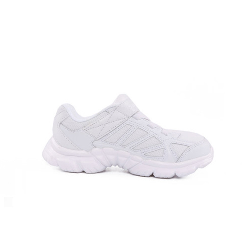 斯凯奇童鞋休闲鞋新款厚底舒适轻质男童运动鞋 白色95357L/WHT 33.5