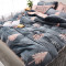 四件套加厚保暖床单双面绒三件套床上用品冬季法莱绒_2 1.2m(4英尺)床 逝水流年(2)