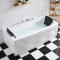 浴缸亚克力家用浴缸独立式浴缸浴池小户型嵌入式1.5米-1.8米冲浪按摩恒温 双群缸 &asymp1.6M