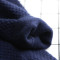 秋冬新款100%纯羊绒衫男士半高领拉链开衫针织衫外套商务毛衣_5 XXL 藏蓝