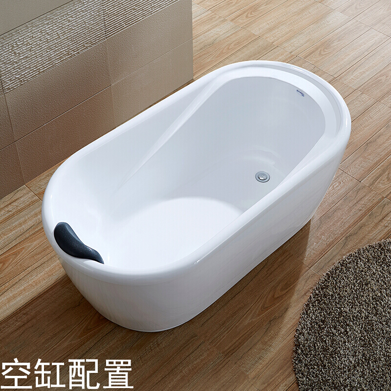 家用浴缸独立式小户型情侣浴盆保温浴池澡盆浴桶_4 空缸配置 ≈1.7M