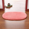 羊羔绒柔软床边地垫沙脚垫浴室口吸水地垫厨房卫浴卫生间垫_2 酒红色1M×1.6M