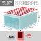 多层衣服储物箱塑料收纳箱抽屉式收纳柜透明衣柜收纳盒衣物整理箱生活日用家居家庭清洁收纳整理用_16_8 二件装18L透明蓝40x28x15.5cm