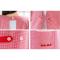 韩式时尚全棉厨房围裙长袖女做饭防油水成人工作服带袖子罩衣反穿_15 红色（里层有防水层）加长5公分