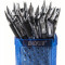宝克(baoke)黑色中性笔PC0001学生用签字笔文具用品批发考试签名笔水性笔芯 60支量贩装 0.5mm PC0001中性笔60支盒装