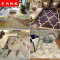 地毯客厅现代简约家用沙茶几垫几何北欧长方形美式定制可水洗_4_7 80*160厘米床边毯 JH-13