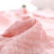 日本纯棉夏季毛巾被薄款空被全棉纱布被午睡毯床尾毯灰色网格_5 200cmx230cm 粉红色网格