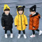 2016新款童装儿童棉服加厚连帽冬装时尚舒适韩版可爱女童棉衣外套 焦糖色 130码建议身高120-130左右