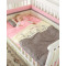 龙之涵 婴儿床上用品 婴儿床围套件十件套 纯棉新生儿宝宝被子双被芯 静梦天使65*110cm