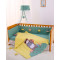 龙之涵 婴儿床上用品 婴儿床围套件十件套 纯棉新生儿宝宝被子双被芯 郊游绿60*105cm