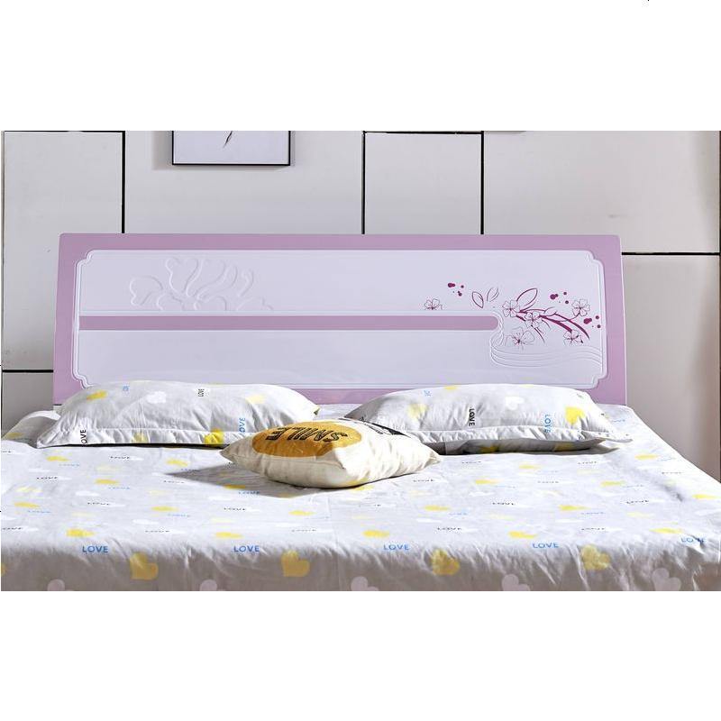 床头板简约现代床头靠背板双人床头1.5米1.8米经济型白色烤漆韩式 1500mm*2000mm_板式-02