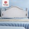 定制韩式公主田园床头板简约现代欧式1.5米1.8米2米双人床靠背板 其他_1663_哑光白