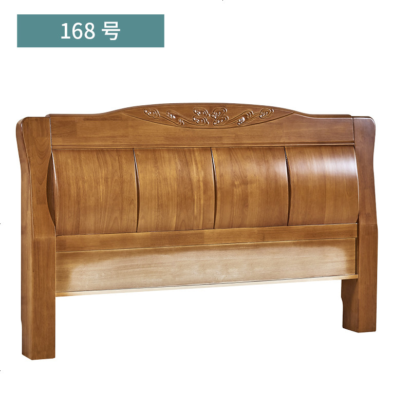 床头板实木现代简约欧式烤漆橡木床头靠背板1.5/1.8/2.0米白茬_374_375 1800mm*2000mm_168