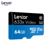 雷克沙(LEXAR)TF卡64G U3高速633X 手机内存卡64GB 大疆无人机行车记录仪监控存储卡读95M