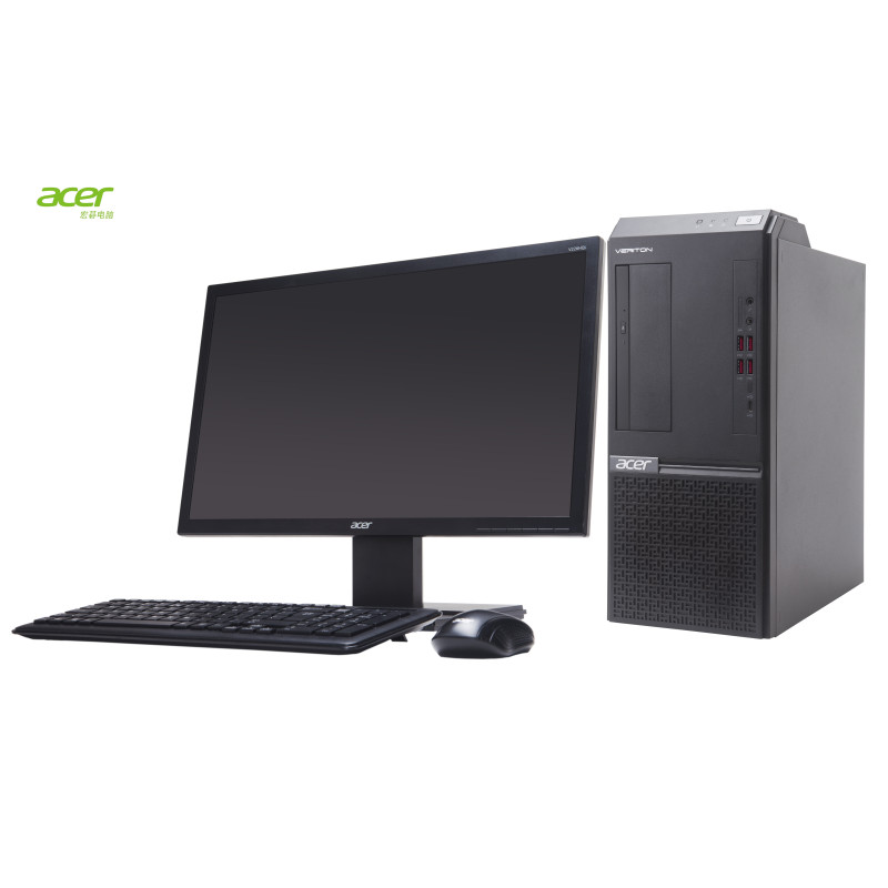 宏碁（acer）VeritonD650商用台式机（G5400 4G 1T DVDRW 2G独立显卡）