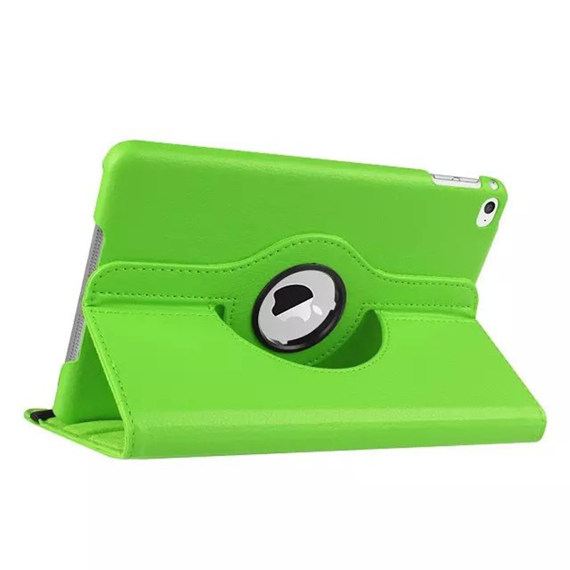 酷猫 ipad mini5 7.9寸保护套智能休眠360度旋转支架苹果平板mini2 3 4全包防摔皮套 绿色mini4+钢化膜