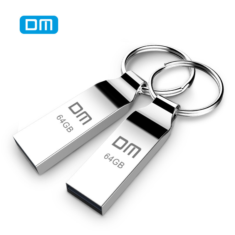 DM 64GB USB2.0 U盘 小风铃 PD076系列 金属防水防震 电脑u盘 车载优盘