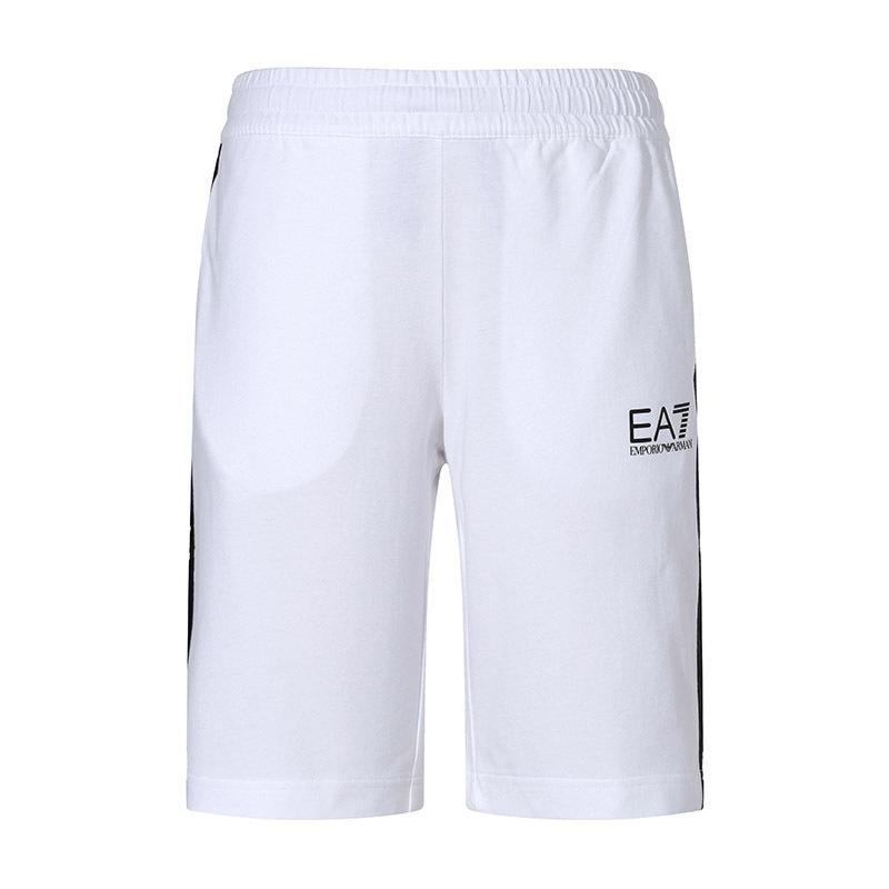 EMPORIO ARMANI EA7 阿玛尼 男士混纺休闲裤短裤 3GPS53 PJ05Z 1100-白色 M