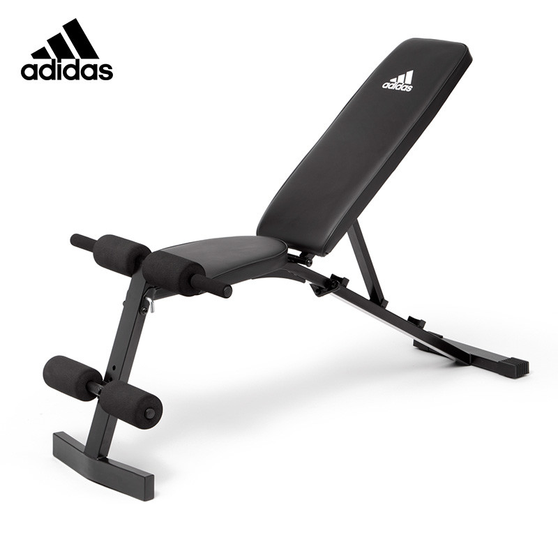 Adidas阿迪达斯多功能哑铃凳仰卧起坐健身器材家用辅助器仰卧板健身椅飞鸟卧推凳