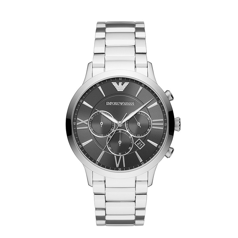 阿玛尼（ Emporio Armani）手表 时尚经典钢带多功能指针 商务男士腕表AR11208 AR11208