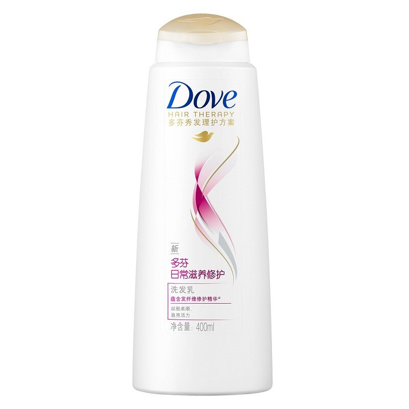 多芬（DOVE） 洗发水 400毫升日常滋养修护洗发乳（单位：件） 图片色