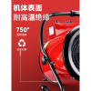 暖风机工业取暖器家用节能大功率大棚养殖热风机速热电暖器 220V3千瓦（家用陶瓷款）红色