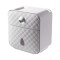 厕所纸巾盒创意免打孔厕纸盒多功能壁挂式防水纸巾架卫生间抽纸盒_1 白色