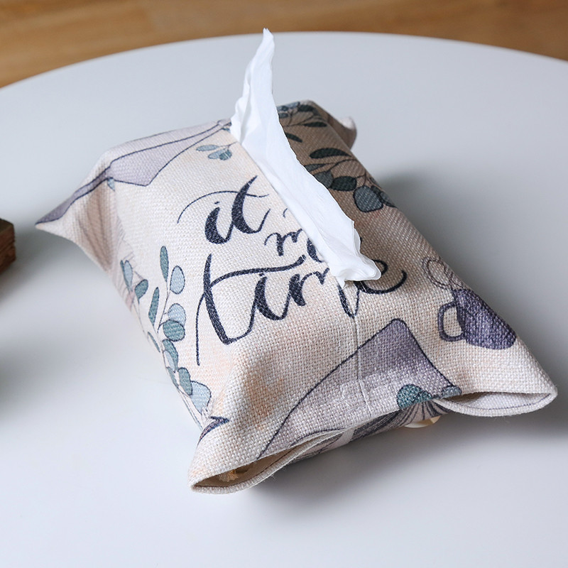 北欧ins风创意时尚厕所纸巾盒家用客厅茶几台面现代简约擦手纸盒 英伦风尚纸巾盒