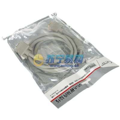 君柏VGA15公头对VGA15公头，双屏蔽，双磁环，双磁环高级VGA线, 1.8米 CC-PPVGA-6