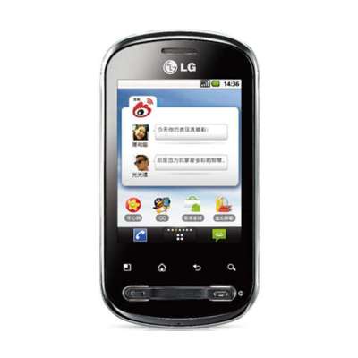 LG手机P350(TITANIUM BLACK)