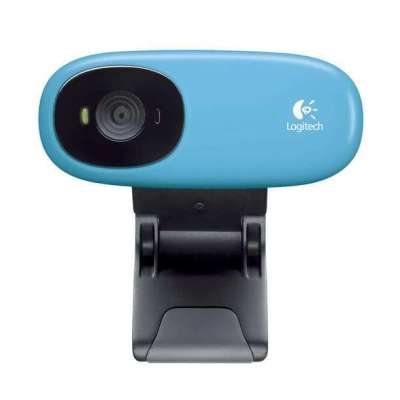 罗技摄像头C110(蓝)(960-000800)