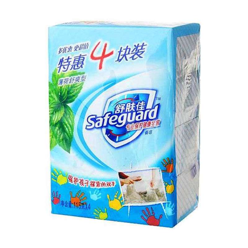 舒肤佳薄荷舒爽型香皂115克x4