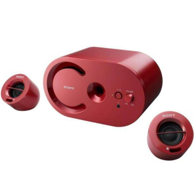 索尼（SONY）音箱SRS-D25（红色）