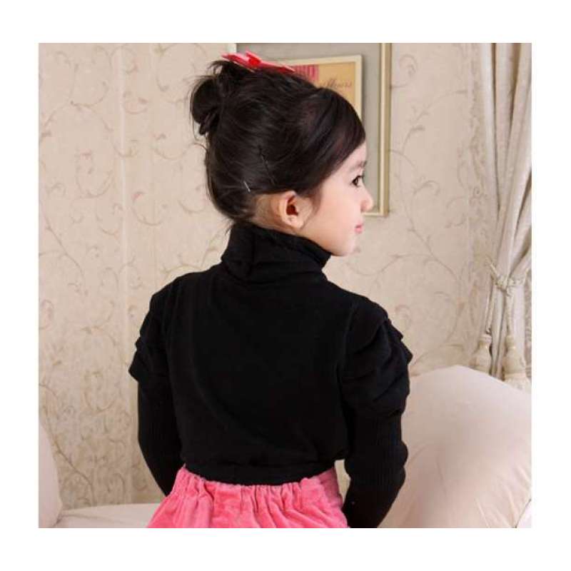 摩登小姐<em>黑色</em>蕾丝镶钻<em>毛衣女童</em>QW12080588