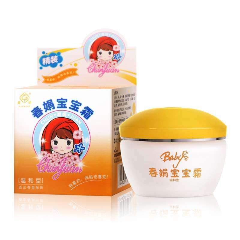 春娟宝宝霜温和型(精装橙色)50g图片